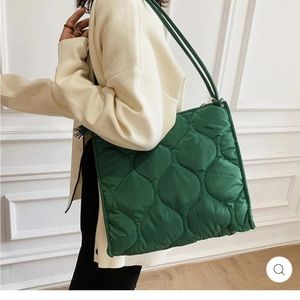 ThinkOlives Puffer Quilted Tote Bag